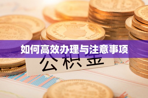 浚县如何高效办理与注意事项