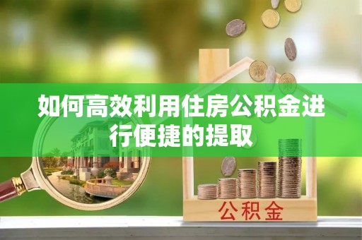 浚县如何高效利用住房公积金进行便捷的提取